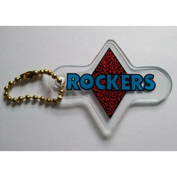 Rollergames Rockers Pinball Keychain Roller Games Derby Sports Team 1990 - Picture 1 of 3